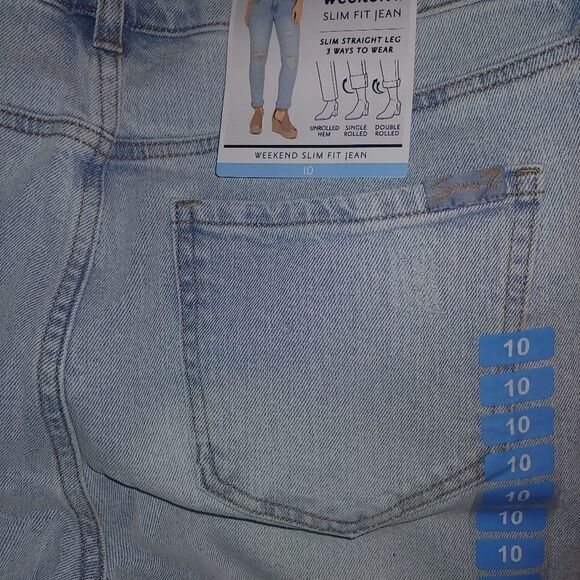 Seven 7 Weekend Slim Fit light wash. NWT - Picture 3 of 3
